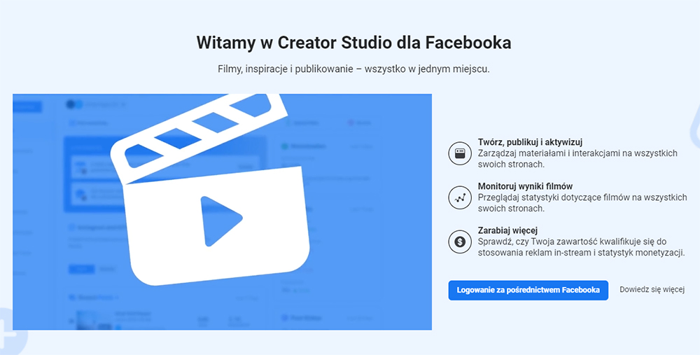 Creator Studio - łatwe zarządzanie Facebooki'iem i Instagramem
