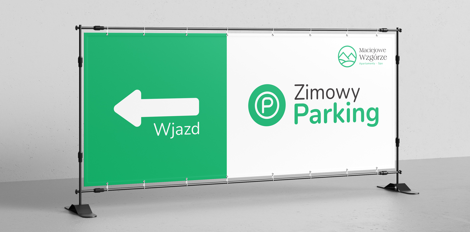 Maciejowe Wzgórze - Parking - Banner