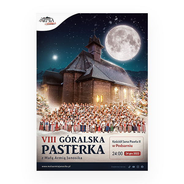 Mała Armia Janosika - Plakat Pasterka 2022